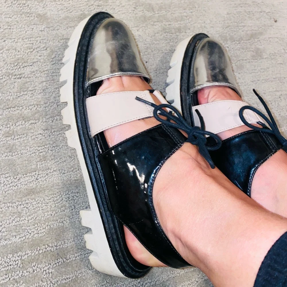 🆕Fashion leather sandals shoes - Picture 4 of 6